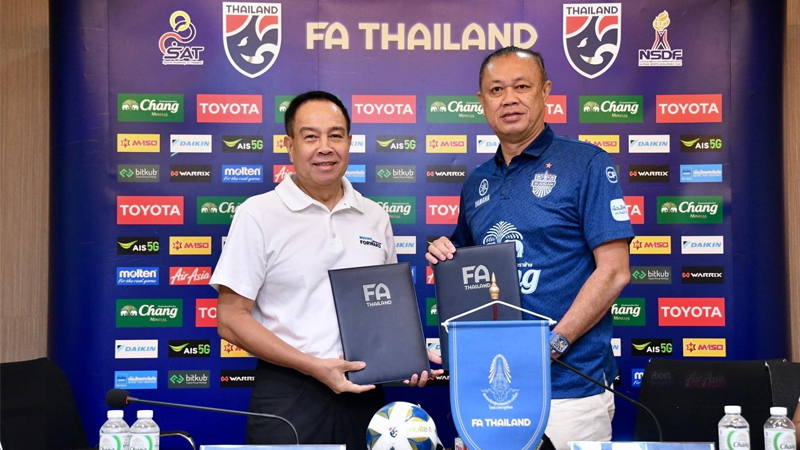 สมาคมฟุตบอลไทยฯ ได้ทำการจับมือกับ บุรีรัมย์ ยูไนเต็ด