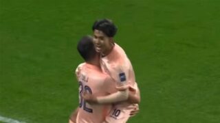 ส่งบอลเข้าตะข่ายไปแล้ว!! ชม ศุภณัฎฐ์ ทำประตูทีมสโมสรจีน แต่ล้ำหน้า